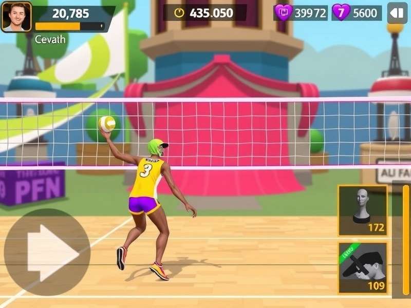 Paneer Power Volley gameplay screenshot